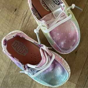 Hey Dude Wendy Toddler Sparkle Star Slip On Shoes